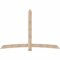 Ekena Millwork Bellingham Smooth Timber Gable Bracket, Douglas Fir, 96"W x 64"H x 1 1/2"D x 5 1/2"F, 16/12 Pitch GBW096X64X0206BEL00SDF - alternate 1